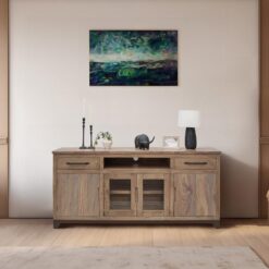 Parota ve Mango Ağacı Rustik TV Ünitesi 80×81 cm – 79111