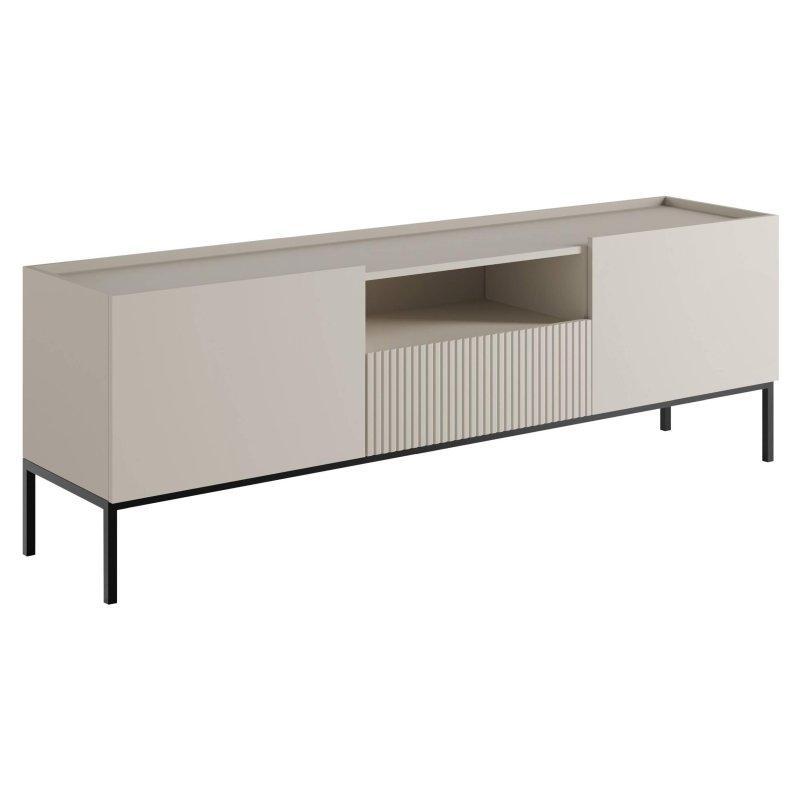180 cm Açık Beyaz TV Ünitesi Metal Ayaklı – 80614 180 cm Açık Beyaz TV Ünitesi Metal Ayaklı – 80614