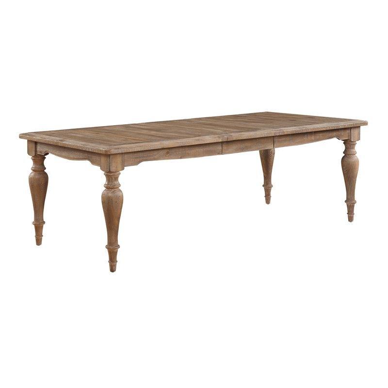 Açılabilir Çam Masif Ahşap Yemek Masası 183 cm Rustik Kahverengi – 82483 Açılabilir Çam Masif Ahşap Yemek Masası 183 cm Rustik Kahverengi – 82483