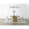 Açılır Yuvarlak Yemek Masası 300 cm MDF Açık Doğal Renk – 83047 Açılır Yuvarlak Yemek Masası 300 cm MDF Açık Doğal Renk – 83047