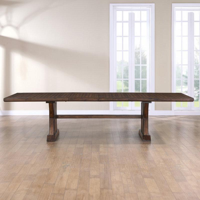 Auburn Açılabilir Masif Ahşap Yemek Masası 220 cm Koyu Kahverengi – 82531 Auburn Açılabilir Masif Ahşap Yemek Masası 220 cm Koyu Kahverengi – 82531