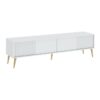 Beyaz Barcelona TV Ünitesi 180 cm Gold Ayaklı Modern Tasarım – 82294 Beyaz Barcelona TV Ünitesi 180 cm Gold Ayaklı Modern Tasarım – 82294