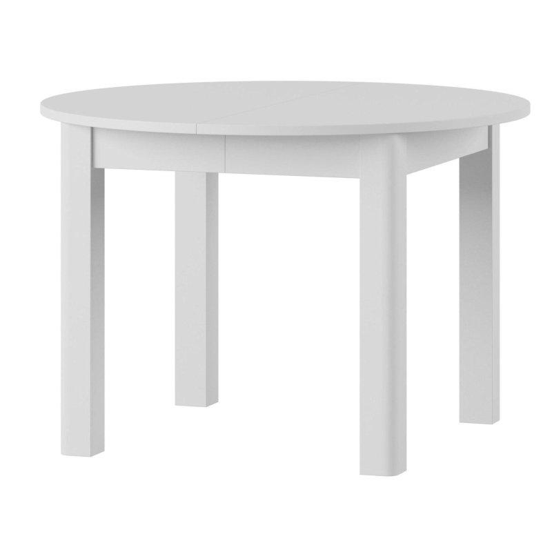 Beyaz Mat Laminat Açılır Yuvarlak Yemek Masası 110×110 cm – 82882 Beyaz Mat Laminat Açılır Yuvarlak Yemek Masası 110×110 cm – 82882