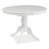 Beyaz Renk Açılır Yuvarlak Yemek Masası 106-141 cm – 82876