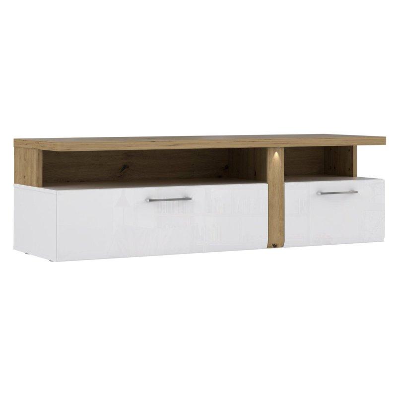 Beyaz ve Artisan Meşe Renkli Modern TV Ünitesi 163x51x54 cm – 82180 Beyaz ve Artisan Meşe Renkli Modern TV Ünitesi 163x51x54 cm – 82180