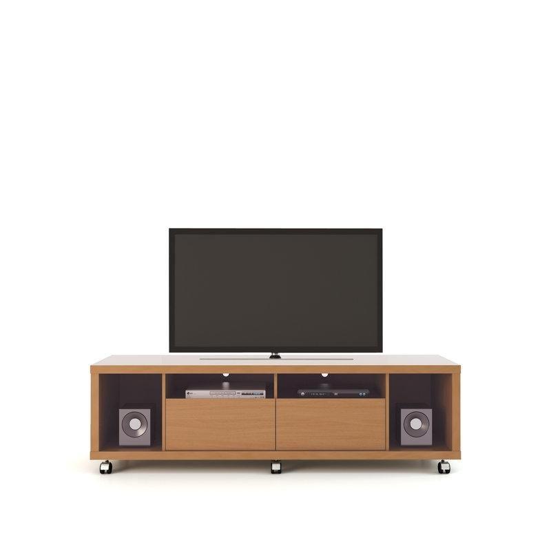Cabrini Açık Ceviz Renkli MDF Tekerlekli TV Standı 180x53x53 cm – 81367 Cabrini Açık Ceviz Renkli MDF Tekerlekli TV Standı 180x53x53 cm – 81367