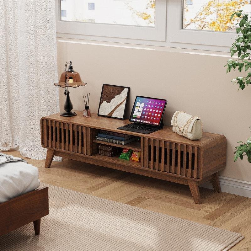 Ceviz Rengi Kafesli Kapılı Yüzyıl Ortası Modern Plak Dolabı 150 cm – 81748 Ceviz Rengi Kafesli Kapılı Yüzyıl Ortası Modern Plak Dolabı 150 cm – 81748