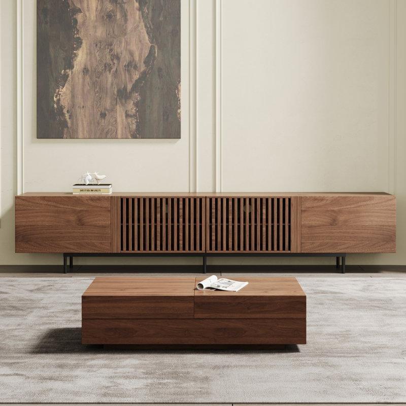 Ceviz Rengi MDF TV Ünitesi ve Orta Sehpa Takımı 180 cm – 79789 Ceviz Rengi MDF TV Ünitesi ve Orta Sehpa Takımı 180 cm – 79789