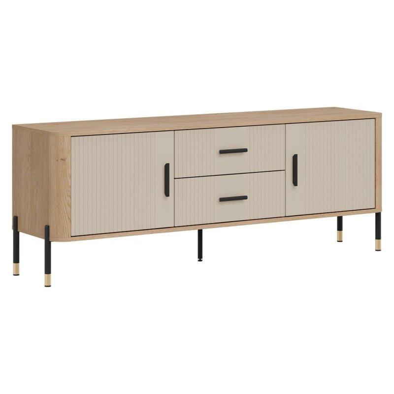 Cremona Torro Ahşap ve Kaszmir Mat Siyah Metal Uyumlu 165 cm Vitrinli TV Ünitesi – 82255 Cremona Torro Ahşap ve Kaszmir Mat Siyah Metal Uyumlu 165 cm Vitrinli TV Ünitesi – 82255