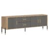Dante Vitrinli TV Ünitesi 186×61 cm Gri Mat Kremona Ahşap Gold Uygulamalı – 82162 Dante Vitrinli TV Ünitesi 186×61 cm Gri Mat Kremona Ahşap Gold Uygulamalı – 82162
