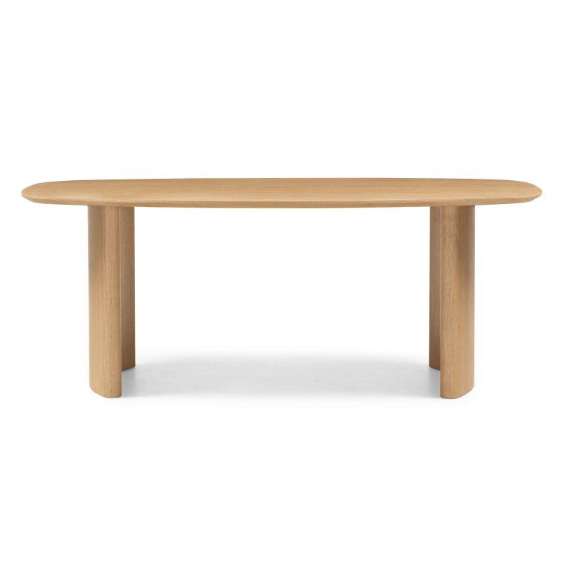Doğal Meşe Kaplı MDF Yemek Masası 200×100 cm – 82855 Doğal Meşe Kaplı MDF Yemek Masası 200×100 cm – 82855