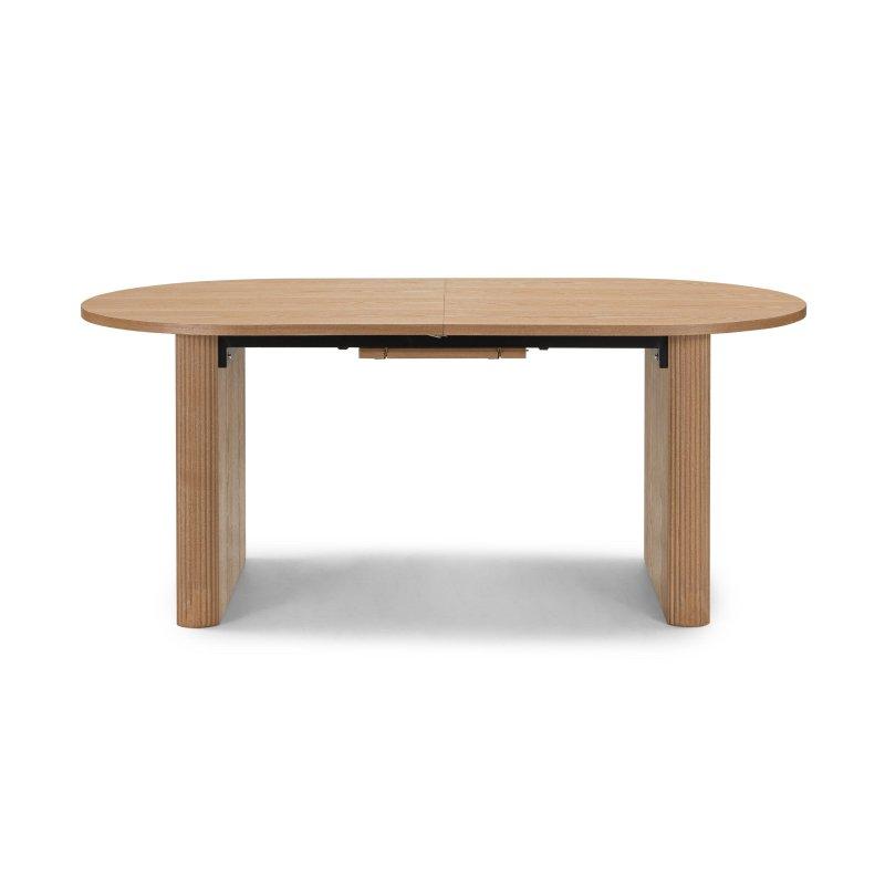 Doğal Renk Oval Açılır Masif Ahşap Yemek Masası 180-220 cm – 82858 Doğal Renk Oval Açılır Masif Ahşap Yemek Masası 180-220 cm – 82858