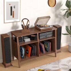 Endüstriyel Ahşap Metal Ayaklı Plak Dolabı 120×50 cm – 81715