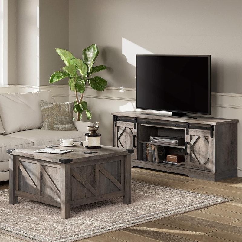 Endüstriyel Ahşap TV Ünitesi ve Orta Sehpa Takımı 150x39x60 cm – 79456 Endüstriyel Ahşap TV Ünitesi ve Orta Sehpa Takımı 150x39x60 cm – 79456
