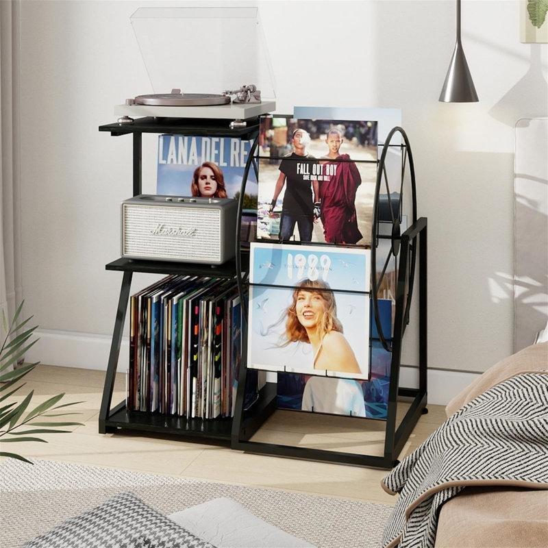 Ferris Çarkı Tasarımlı Plak Dolabı 85x80x55 cm – 81484 Ferris Çarkı Tasarımlı Plak Dolabı 85x80x55 cm – 81484