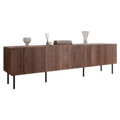 Kahverengi Dikey Çizgili 201 cm TV Ünitesi – 80743