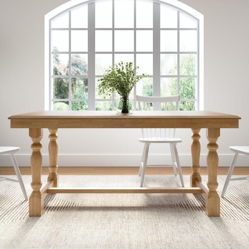 Kahverengi Masif Ahşap Yemek Masası 170x85x76 cm Trestle Tasarım – 82498 Kahverengi Masif Ahşap Yemek Masası 170x85x76 cm Trestle Tasarım – 82498