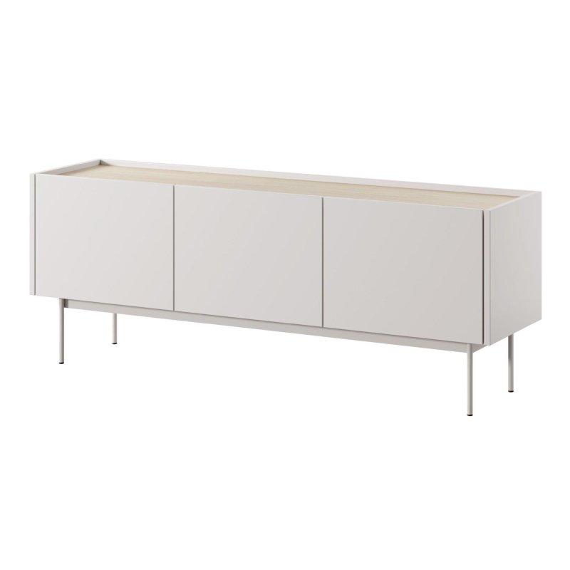 Krem Renk Endüstriyel Ahşap Üst 144×55 cm Vitrinli TV Ünitesi – 82321 Krem Renk Endüstriyel Ahşap Üst 144×55 cm Vitrinli TV Ünitesi – 82321