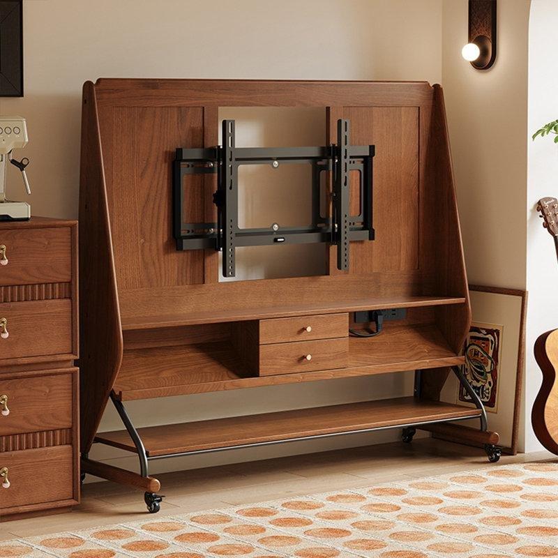 Kütüğü Ahşap Brown Tekerlekli TV Standı 47 cm Derinlik – 81421 Kütüğü Ahşap Brown Tekerlekli TV Standı 47 cm Derinlik – 81421