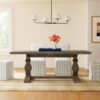 Masif Çam Ahşap Trestle Yemek Masası 198x97x76 cm – 82507 Masif Çam Ahşap Trestle Yemek Masası 198x97x76 cm – 82507
