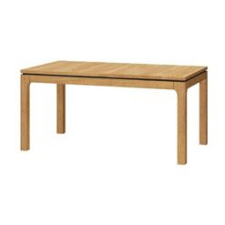 Porto Açılır Masif Ahşap Yemek Masası 160-250 cm Gold Meşe Mat Siyah – 82942