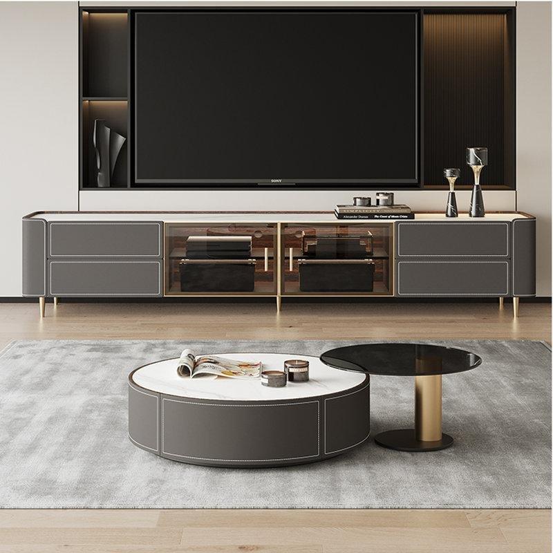 Sintered Taş Üstlü TV Ünitesi ve Orta Sehpa Takımı 200×45 cm – 79513 Sintered Taş Üstlü TV Ünitesi ve Orta Sehpa Takımı 200×45 cm – 79513