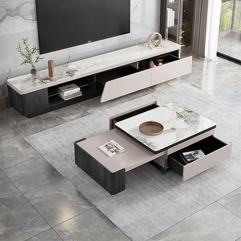 Siyah Taş Yüzey TV Ünitesi ve Teleskopik Orta Sehpa Takımı – 79792 Siyah Taş Yüzey TV Ünitesi ve Teleskopik Orta Sehpa Takımı – 79792