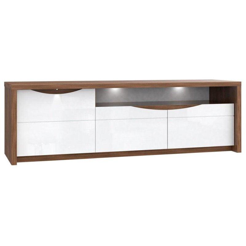 Üç Kapılı Beyaz ve Sangallo Meşe Renkli Modern TV Ünitesi 187×59 cm – 82069 Üç Kapılı Beyaz ve Sangallo Meşe Renkli Modern TV Ünitesi 187×59 cm – 82069