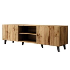 Vamos Ahşap Desenli TV Ünitesi 150x53x42 cm – 80545