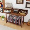 Yüzyıl Ortası Modern Tasarımlı Plak Dolabı Kaydırmalı Kapılı Vinil Depolama Ünitesi – 81511 Yüzyıl Ortası Modern Tasarımlı Plak Dolabı Kaydırmalı Kapılı Vinil Depolama Ünitesi – 81511